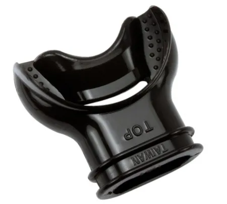 Загубник универсальный черный силиконовый с перемычкой