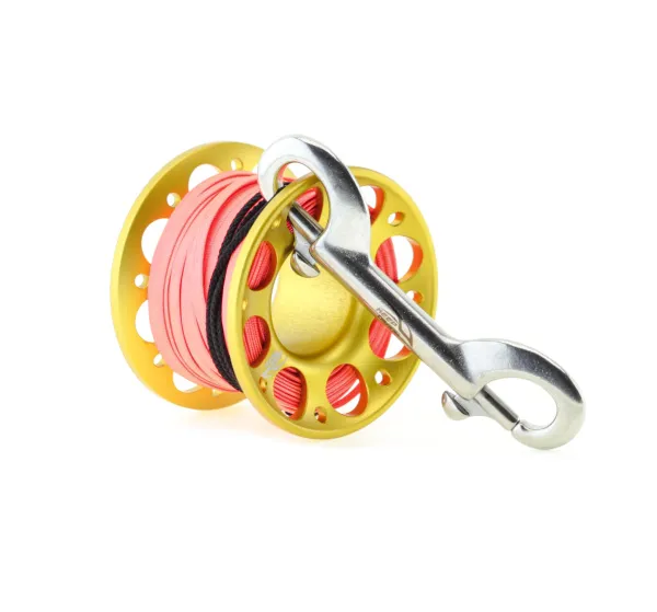 Шпуля 15 метров анодированный алюминий Gold