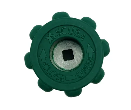Резиновая рукоятка вентиля баллона XS Scuba Green