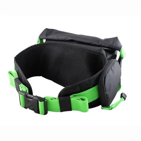 Герметичная поясная сумка Overboard Black Green 2 литра