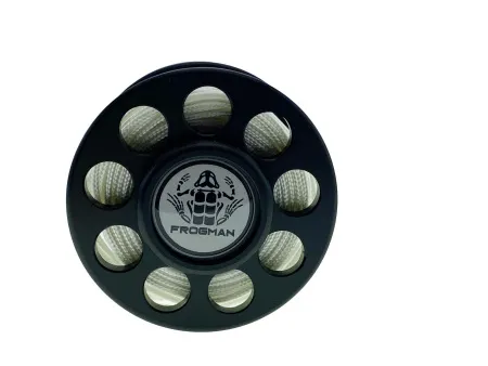 Катушка-шпуля скользящая без отверстия Frogman с линем 20 метров