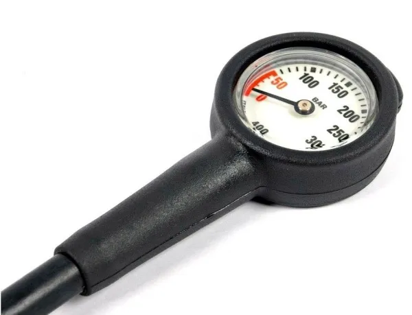 Манометр Metalsub 400 Bar со шлангом 80 см