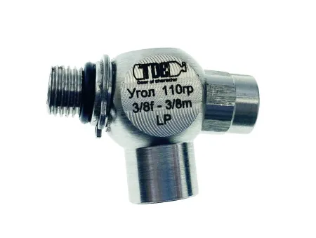 Уголок поворотный проходной TDE 110° LP 3\8