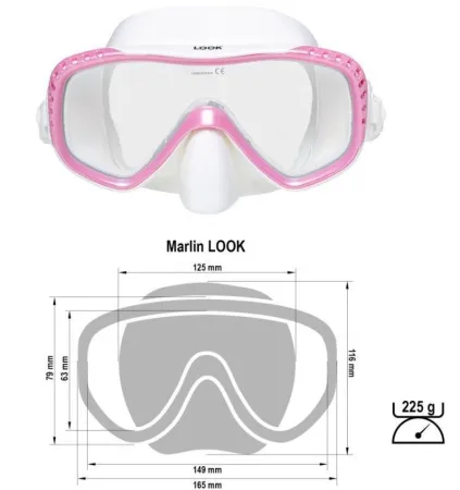 Маска Marlin Look Pink