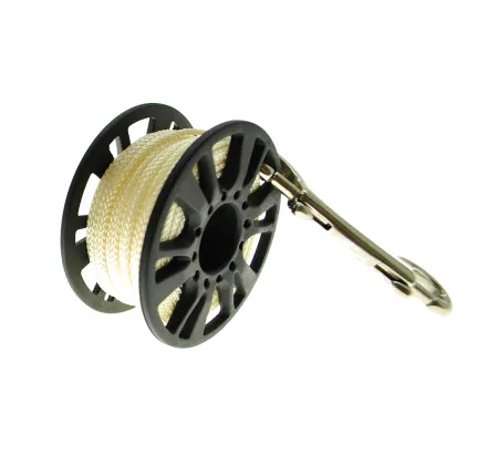 Шпуля на палец с линем и карабином OMS 20 метров Шпуля на палец с линем и карабином OMS 20 метров