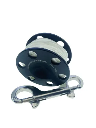 Катушка-шпуля скользящая без отверстия TDE с линем 15 метров