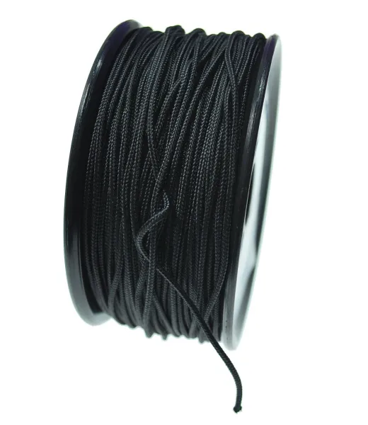 Линь 2 мм Rob Allen Dacron нагрузка до 90 кг черный (цена за 1 метр)