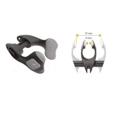 Зажим клипса для носа регулируемая Mares Apnea