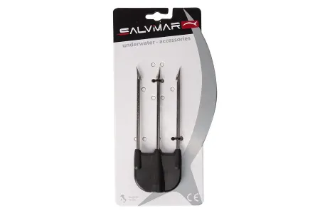 Наконечник Salvimar Jet трехзубый ø 4 мм черный