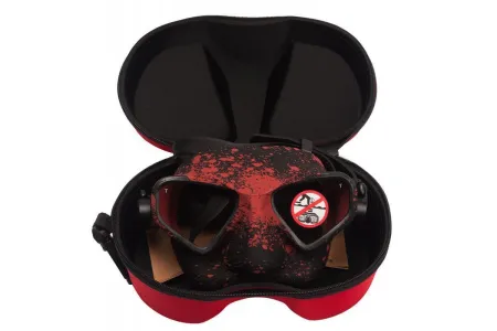 Маска C4 Falcon Firestone red-black