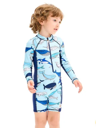 Детский гидрокостюм из лайкры Blue Whale