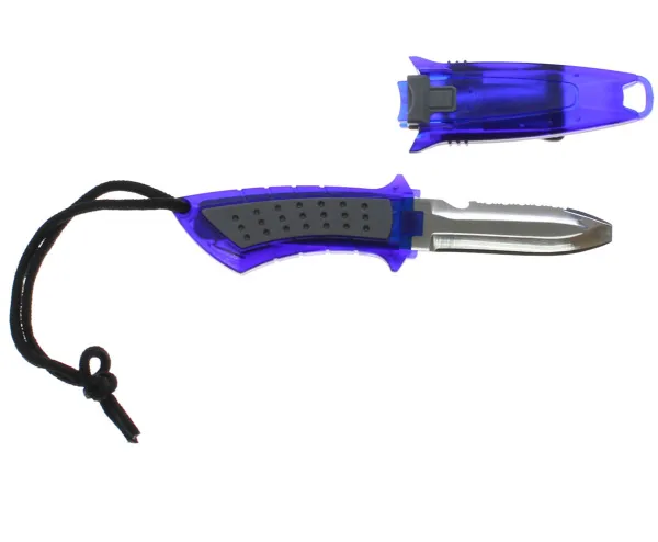 Нож Aropec KF-966 с креплением на стропу или шланг острый кончик