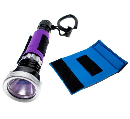 Чехол для стропореза на ручку фонаря TDE фиолетовый