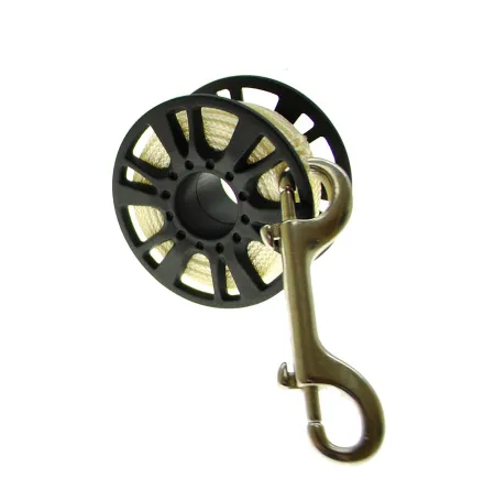 Шпуля на палец с линем и карабином OMS 20 метров Шпуля на палец с линем и карабином OMS 20 метров