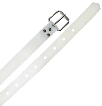 Ремень силиконовый марсельский LeaderFins белый