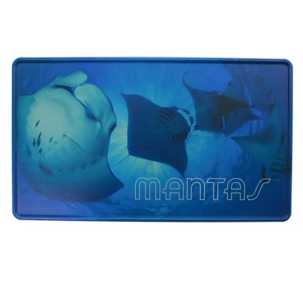 Табличка номерной знак металлический Manta