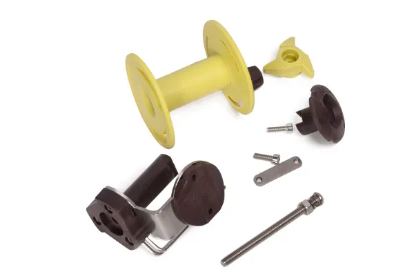 Катушка вертикальная с линеукладчиком для арбалетов Salvimar Yellow