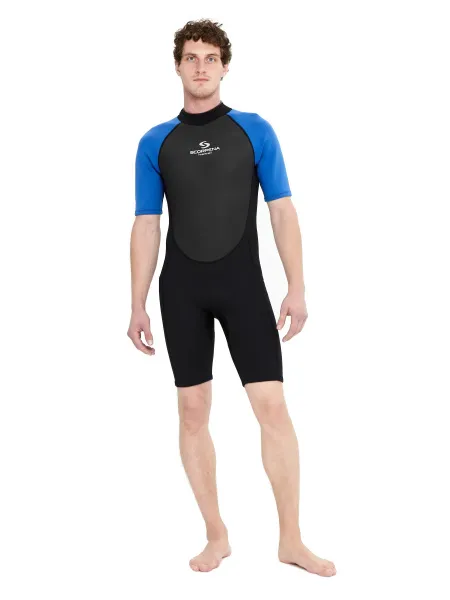 Гидрокостюм мужской Scorpena Hawaii Shorty 3 мм синий