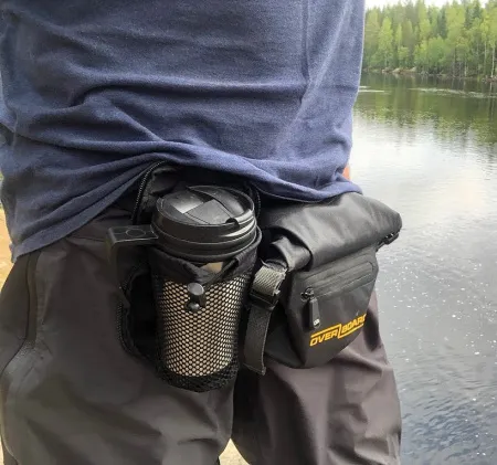 Герметичная поясная сумка Overboard Black Purple 2 литра