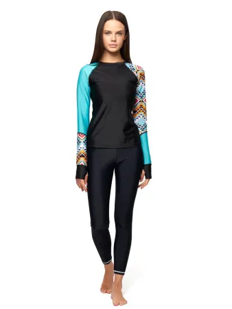 Леггинсы Black UV 300+ женские