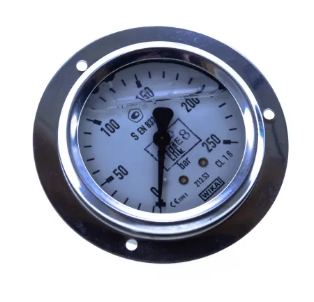 Манометр компрессорный 0-250 bar с фланцем