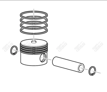 CS 6-02-003/R Поршень 2-ой ступени в сборе