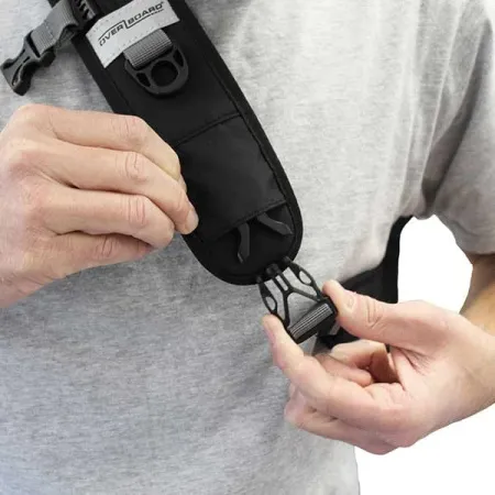 Герметичная поясная сумка-слинг Overboard Black 4 литра