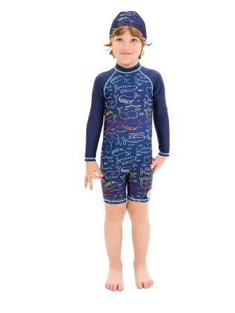 Детский гидрокостюм из лайкры Bright Whale