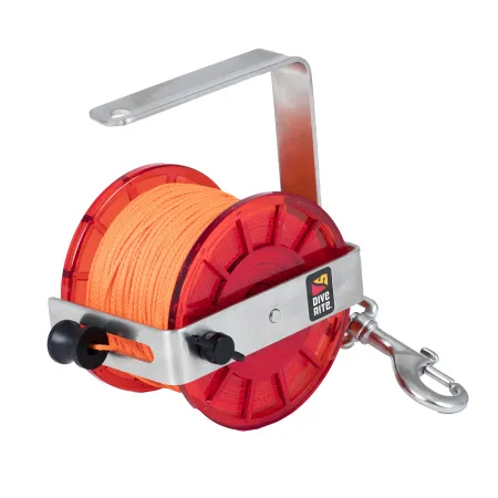 Ходовая катушка Dive Rite 400 футов (122 метра) белый линь