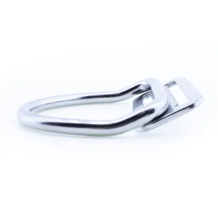 D кольцо стальное 2″ (50 мм) толщиной 5 мм 30° на пластине