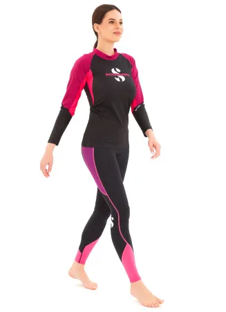 Футболка из лайкры Scuba Violet