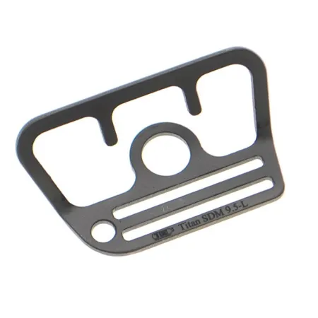 Пластина гнутая титановая TDE 9.5 левая