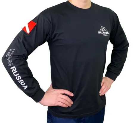 Футболка с длинным рукавом Scorpena Team