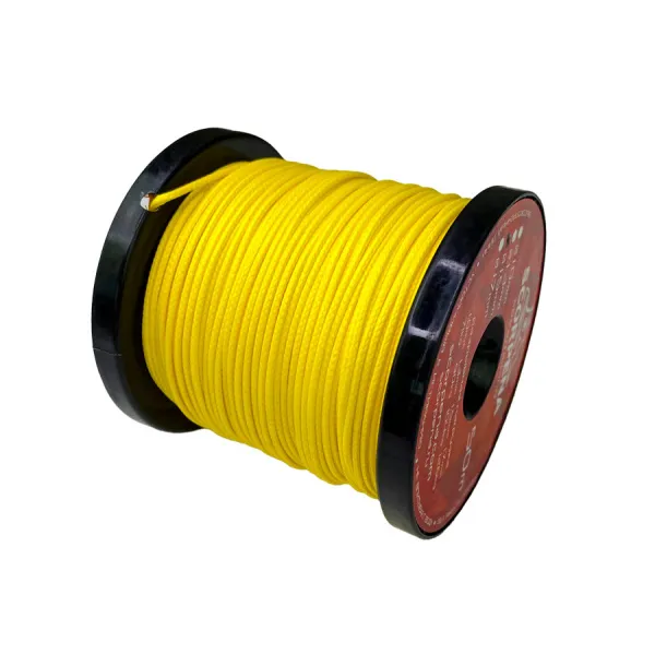 Линь высокопрочный Scorpena UHMW-PE 1.5 мм жёлтый (цена за 1 метр)