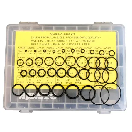 Набор о-рингов в боксе 38 типоразмеров 200 колец