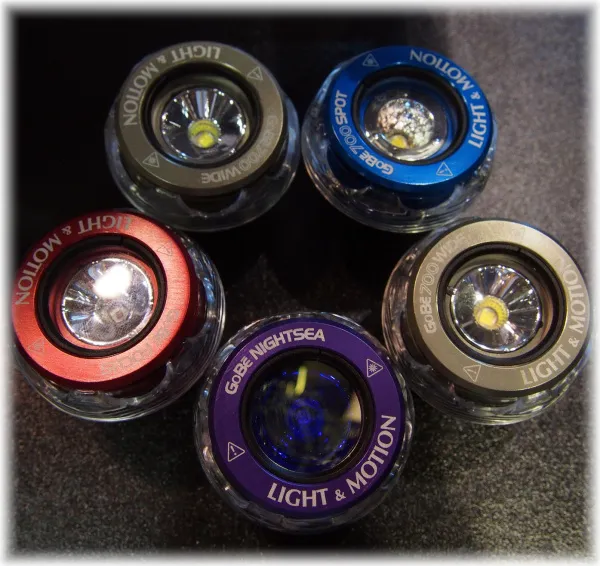 Головки для фонаря Light and Motion GoBe