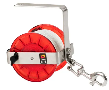 Ходовая катушка Dive Rite 400 футов (122 метра) белый линь