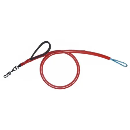 Амортизатор Neptonic Systems с карабином "Поросячий хвост" 65 см красный