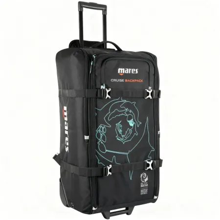 Сумка на колесах Mares Cruise Backpack New Aqua 100 литров