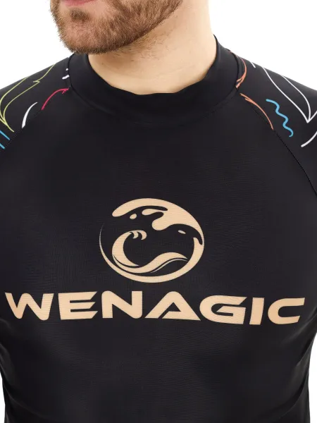 Футболка T-Flex Black Neon UPF50 мужская