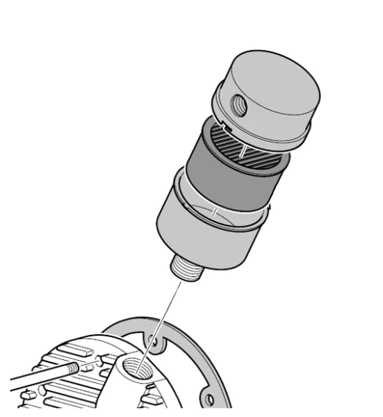 Картридж воздушного всасывающего фильтра MCH6 (в сборе)