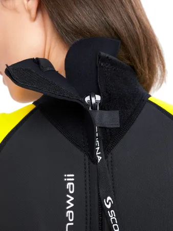 Гидрокостюм женский Scorpena Hawaii Shorty 3 мм желтый