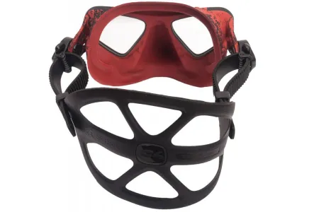 Маска C4 Falcon Firestone red-black