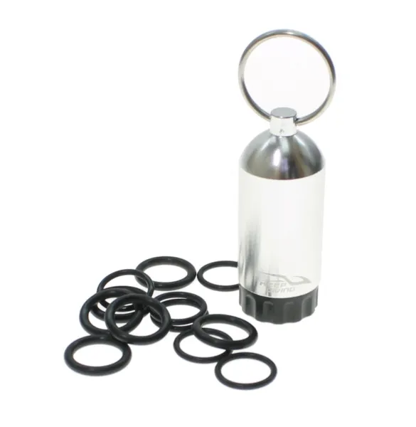 Брелок баллон с о-рингами DIN и YOKE синий
