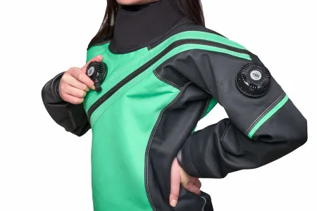 Сухой гидрокостюм Froglady Abyss 2.0 Green размер бот 39 