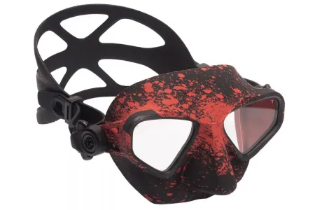 Маска C4 Falcon Firestone red-black