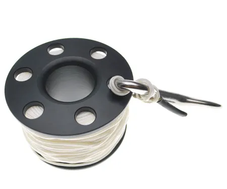 Шпуля (ширина 50 мм) с карабином и линем TDE 40 метров