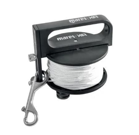 Ходовая катушка с карабином и линем Mares XR 60 метров