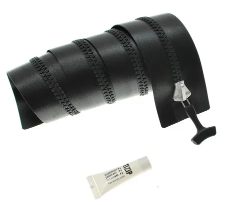 Сухая молния TiZip с металлическим бегунком длиной 104 см