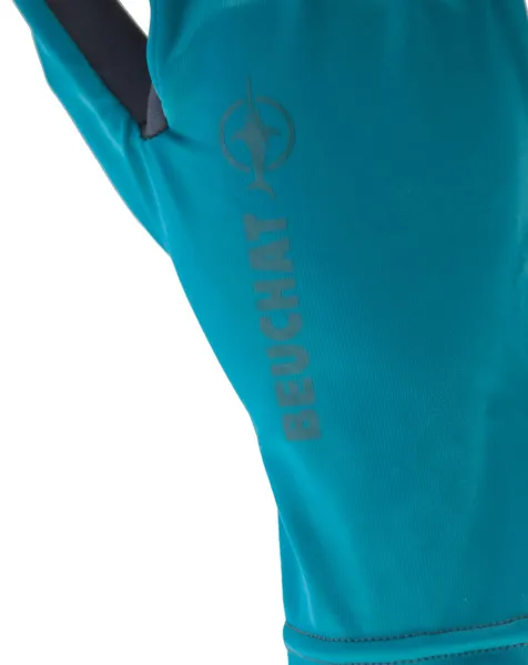 Перчатки лайкра Beuchat Sirocco Sport 1.5 мм бирюзовые Перчатки лайкра Beuchat Sirocco Sport 1.5 мм бирюзовые